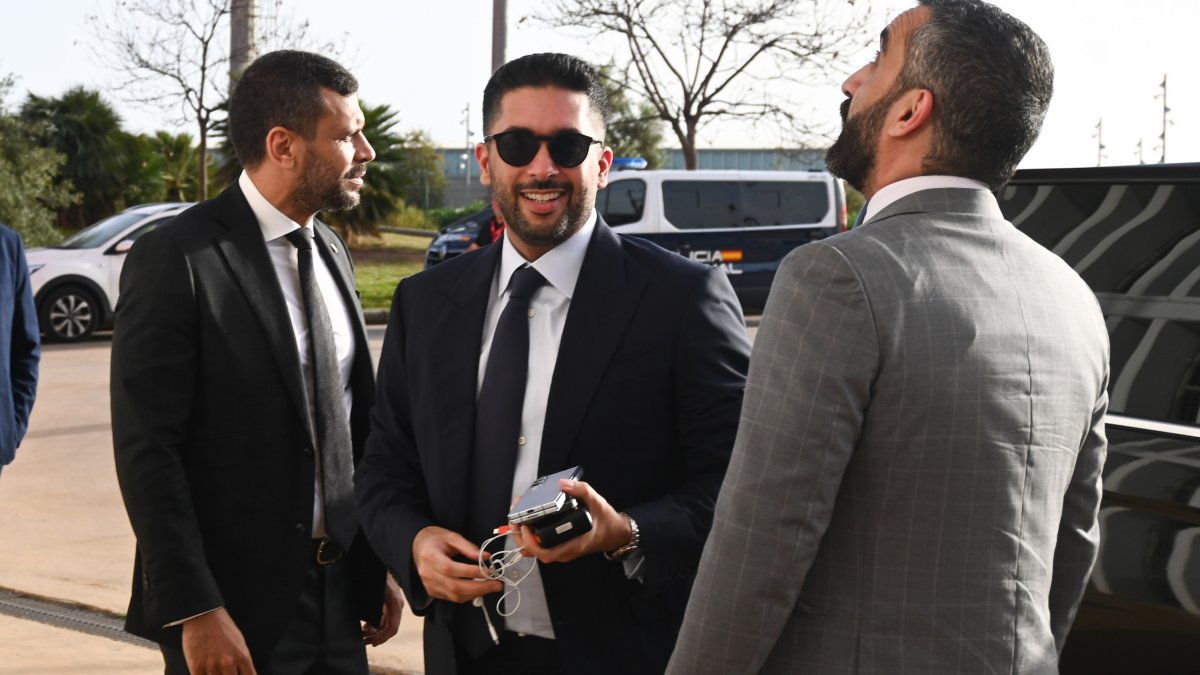 El presidente del Almería tienen apuntado en su agenda el Almería-Tenerife.