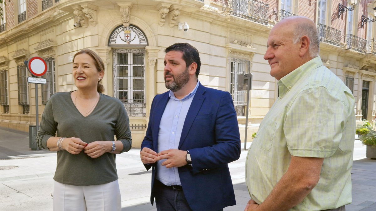 Esperanza Pérez, Juan Manuel Ruiz y Antonio Gutiérrez.