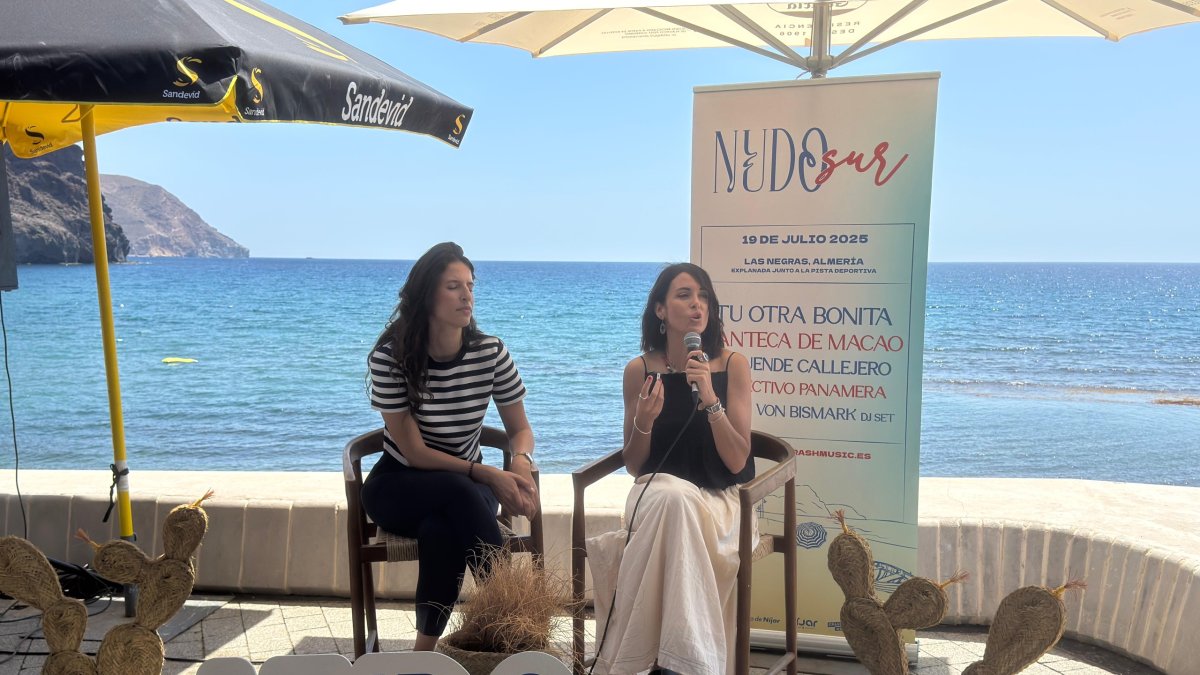 Presentación del cartel de 'Nudo Sur' en Las Negras