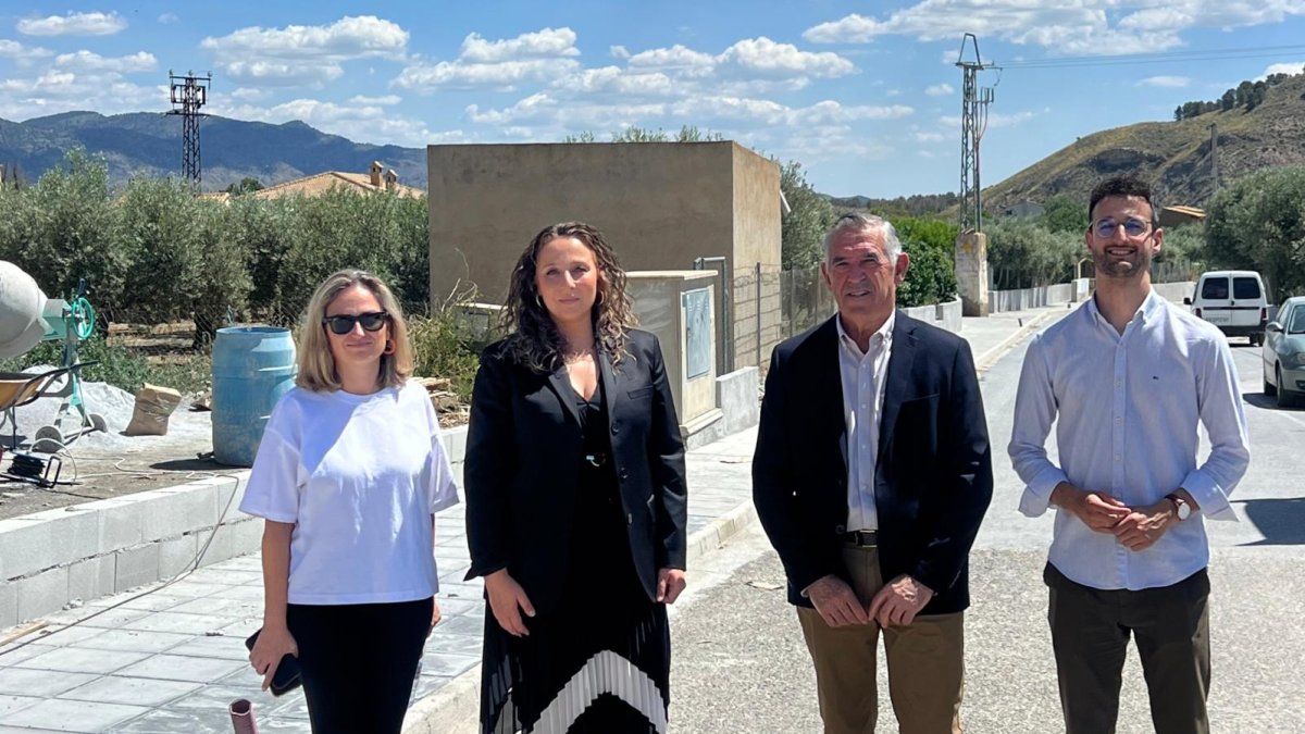 Visita de la delegada de Justicia, Administración Local, y Función Pública, Rebeca Gómez al municipio de Purchena.