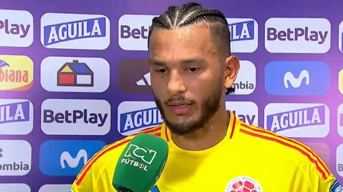 El delantero colombiano habla muy claro tras el partido ante Perú.