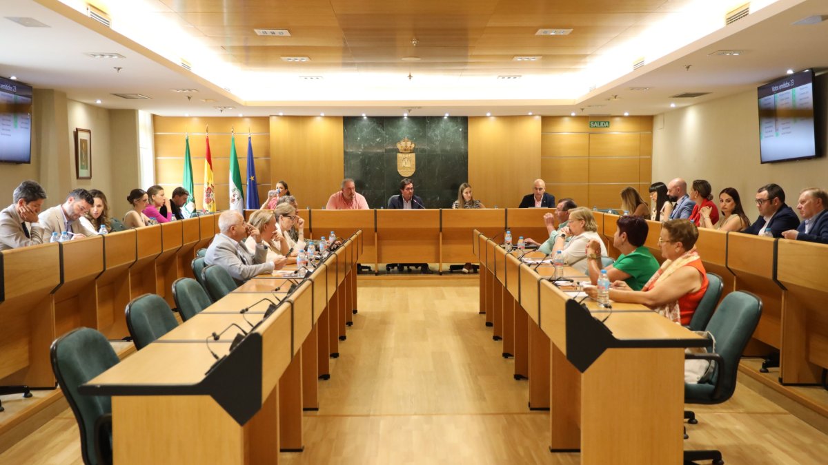 Desarrollo de la sesión plenaria extraordinaria de mayo de 2025 en El Ejido.