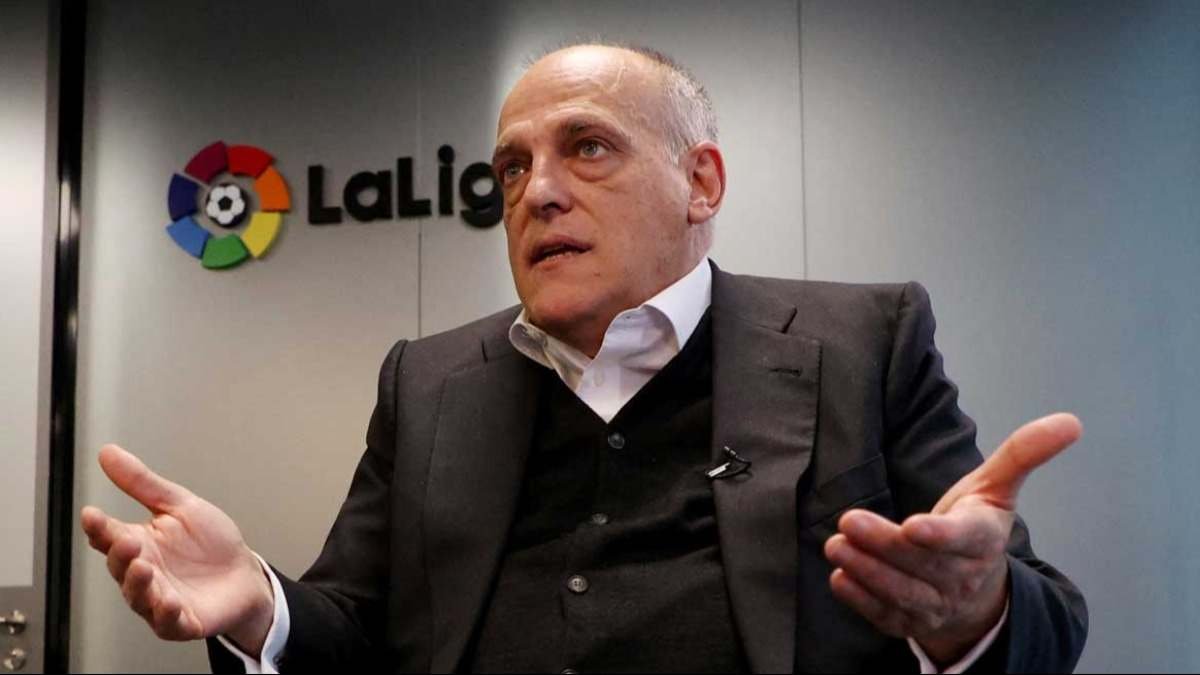 Javier Tebas, presidente de la Liga de Fútbol Profesional.