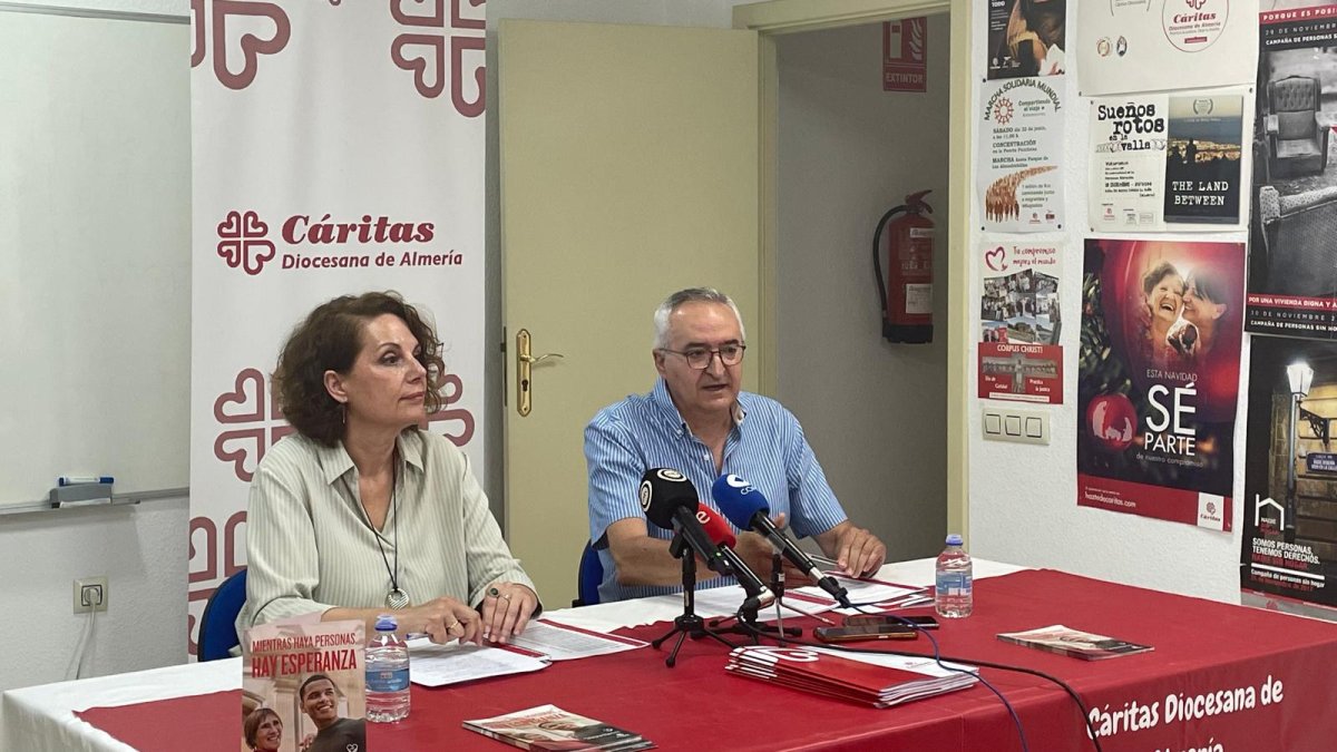 Presentación de la memoria de Cáritas Almería de 2024.