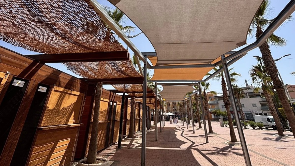 Mejoras del mercado local de San Juan de los Terreros.