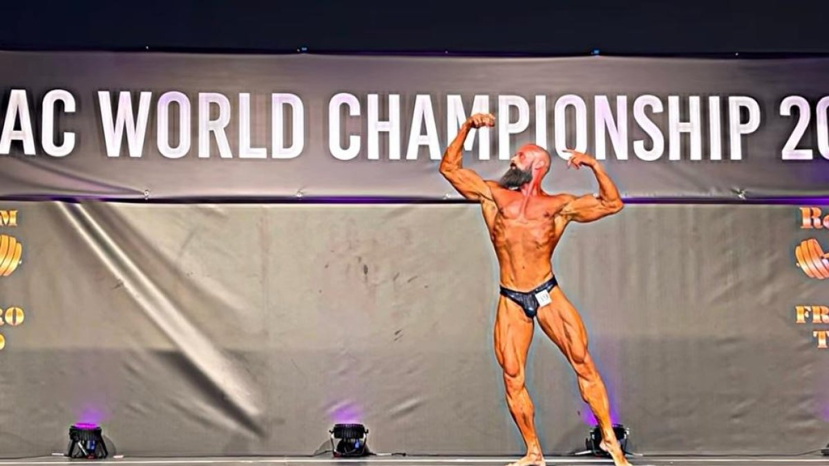 Andrés Pérez durante el mundial celebrado en Noruega.