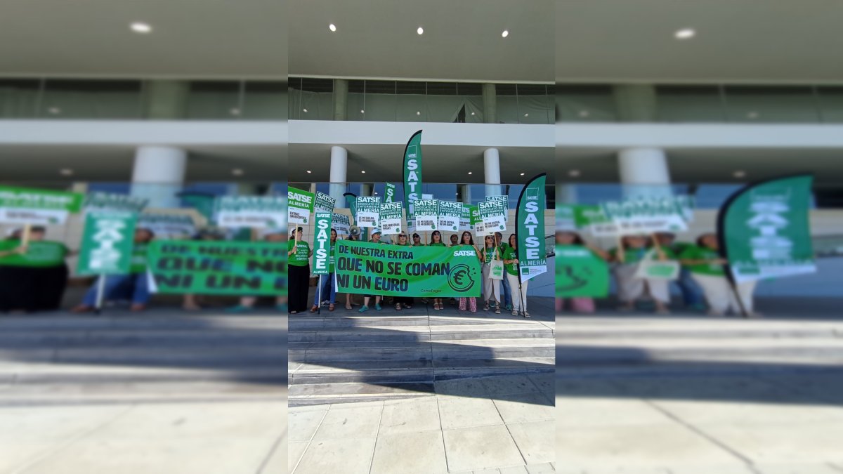 Manifestación de SATSE a las puertas del Materno Infantil Princesa Leonor.