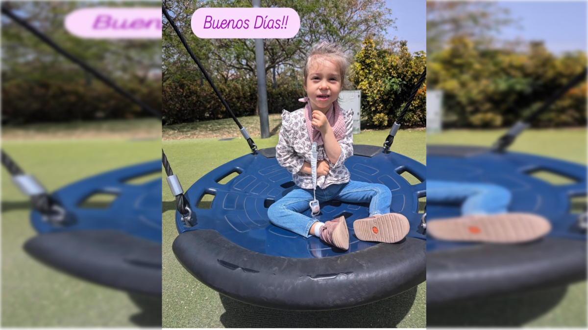 La pequeña Nerea Villegas.