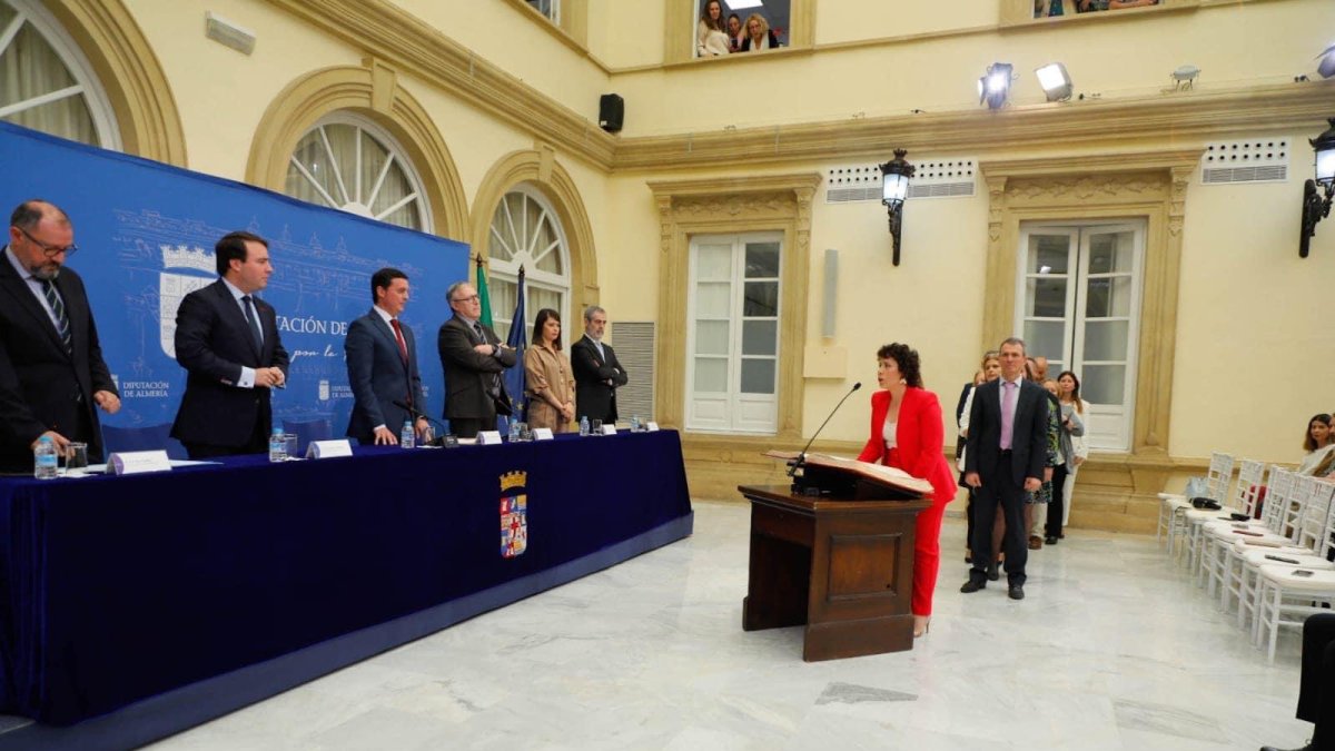 Acto de consolidación de nuevos funcionarios en la Diputación de Almería.