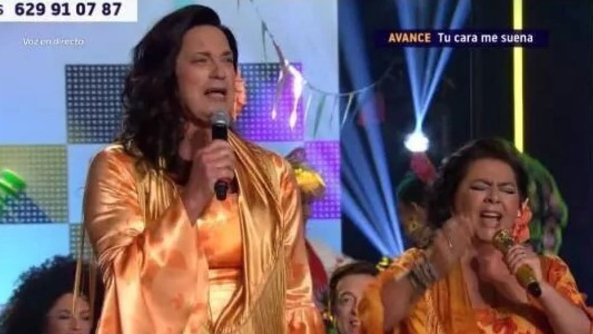 Bertín Osborne disfrazado de María del Monte