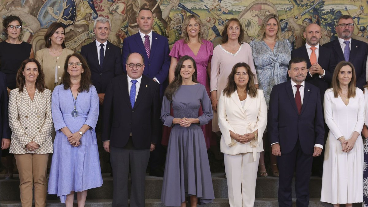 Acudió una representación de los 28 centros al Palacio de La Zarzuela.