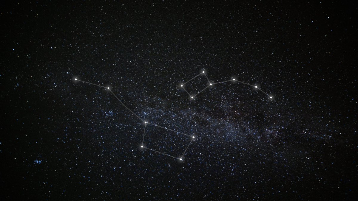 Imagen de archivo de constelaciones.