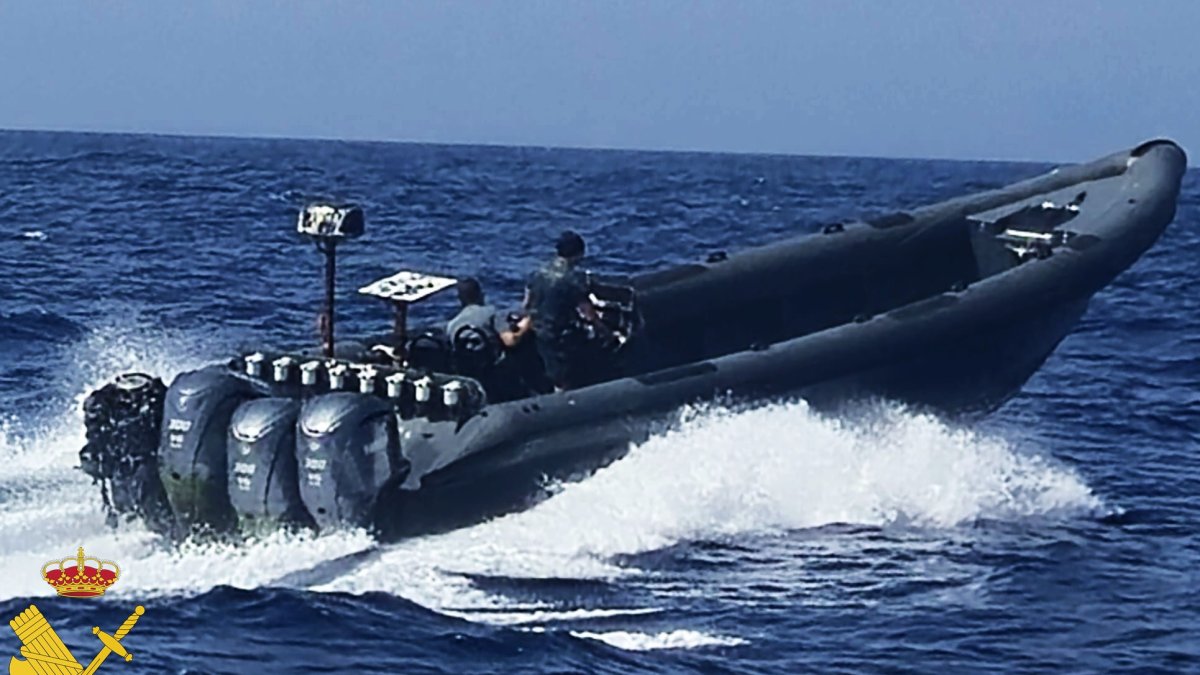 Intervención de la Guardia Civil en Almería.