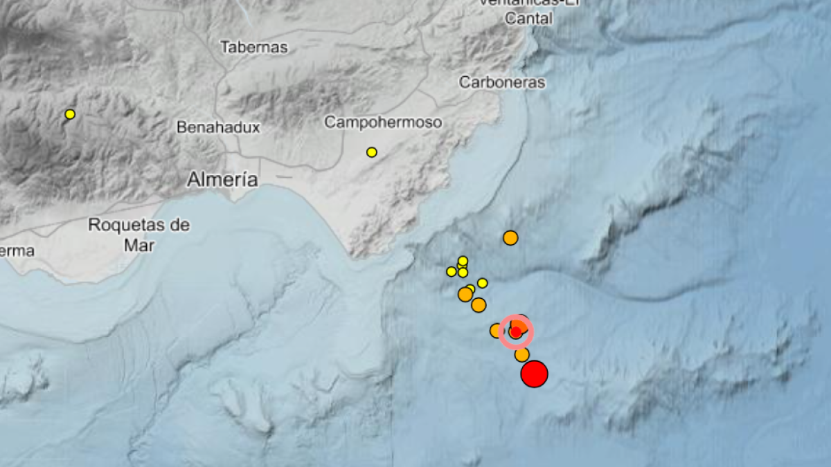 Ya se han producido numerosas réplicas del terremoto de esta mañana