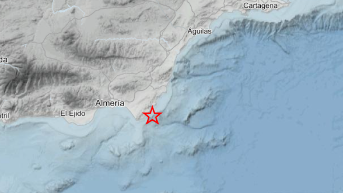 Pequeño temblor de tierra con epicentro en Níjar