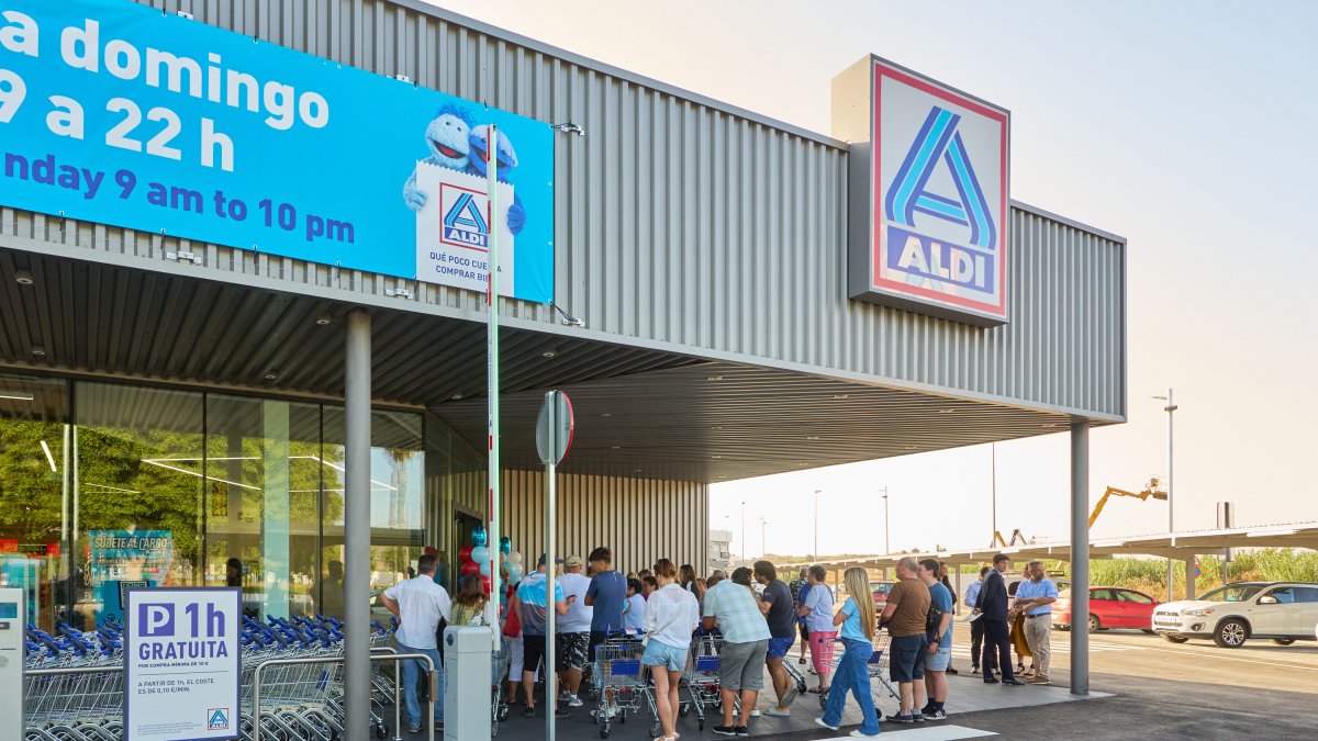 Imagen de una de las aperturas recientes de Aldi, en Vélez Málaga