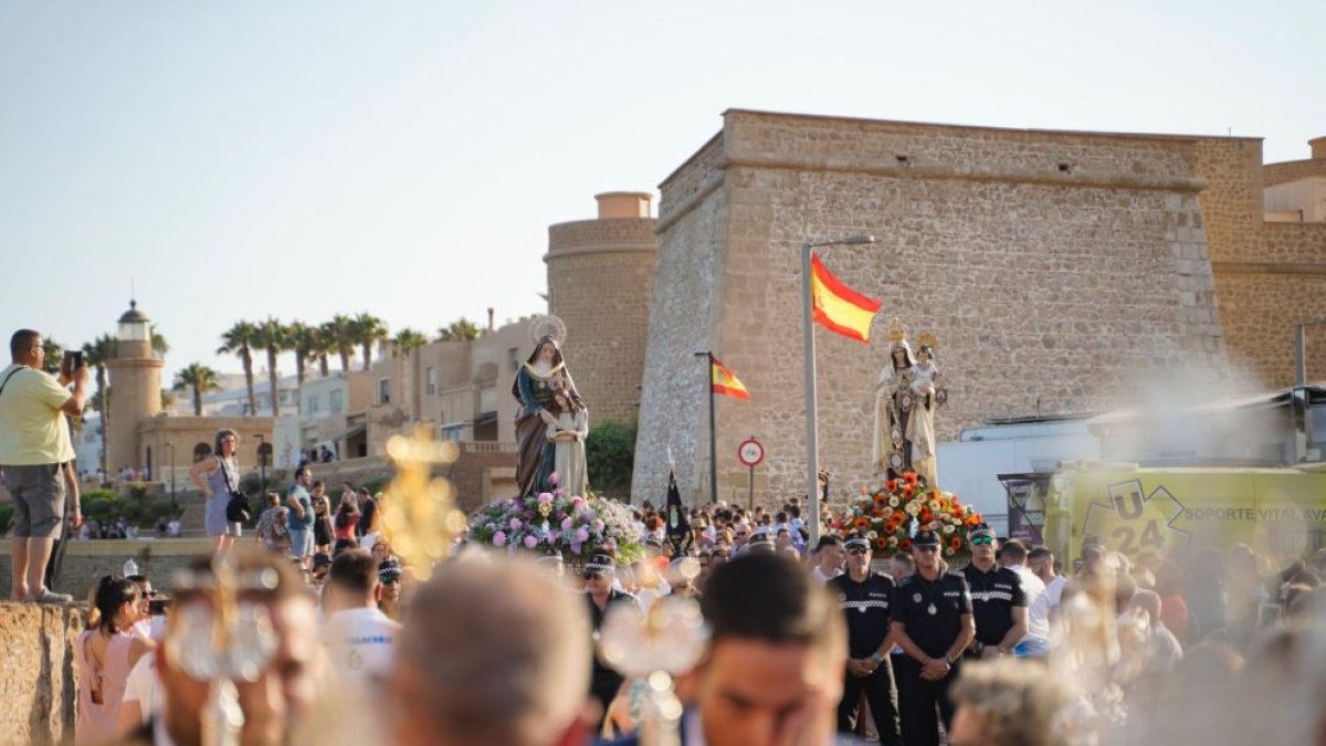 Procesión de Santa Ana en Roquetas de Mar en 2024