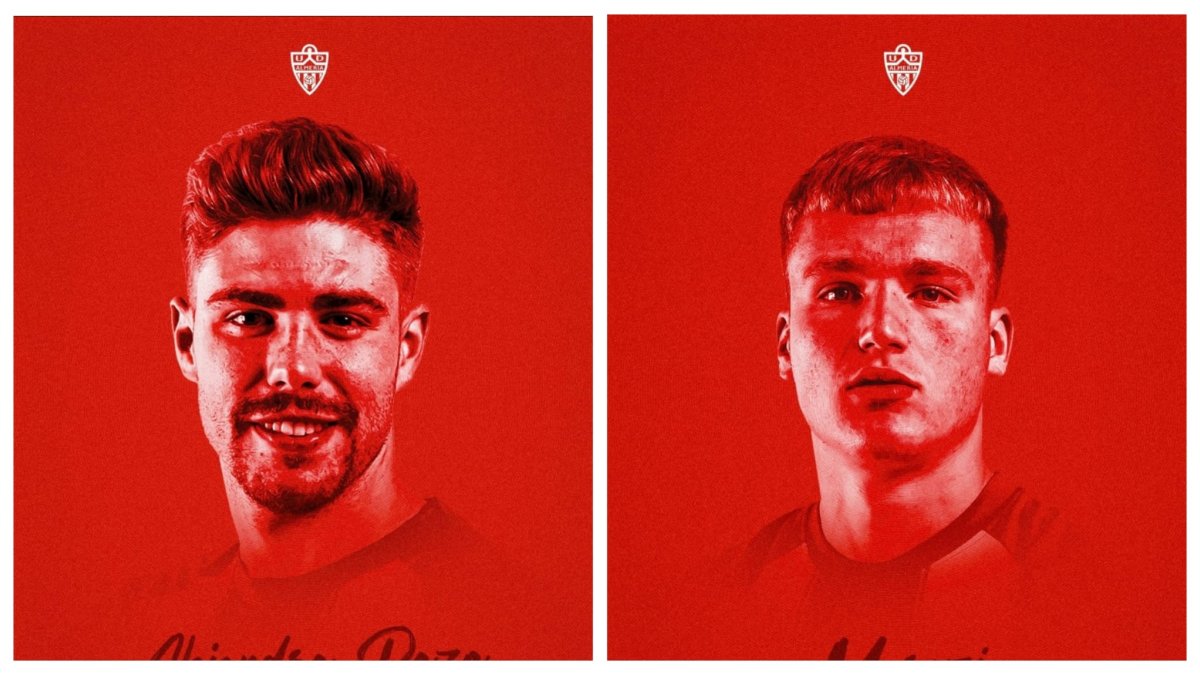Los dos salen cedidos de la plantilla del Almería.