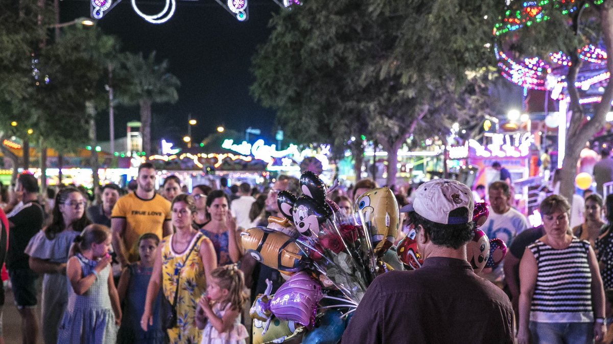 Los almerienses disfrutando de la pasada Feria de Almería