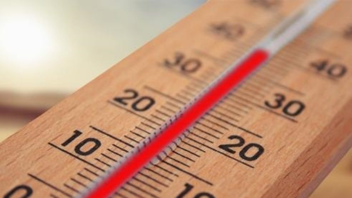 Termómetro de mercurio.