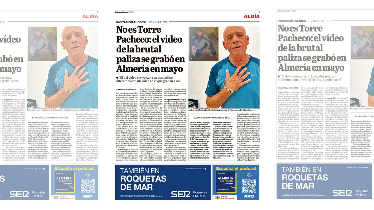 Información sobre el vídeo en La Voz el pasado 14 de julio.