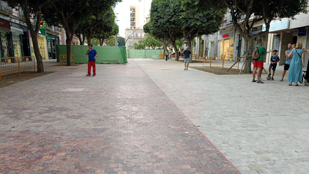 Tramo alto del Paseo que ha sido abierto al público recientemente