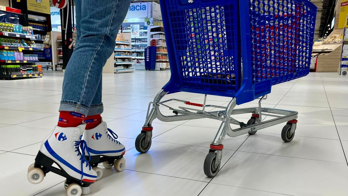 Patinar mientras compras en el supermercado será posible en Almería.