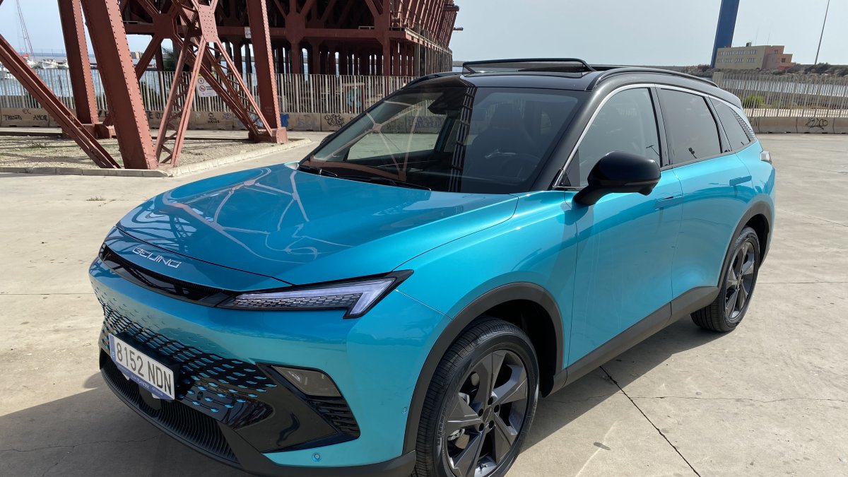 Imagen deportiva del nuevo BAIC que acaba de llegar a Almería