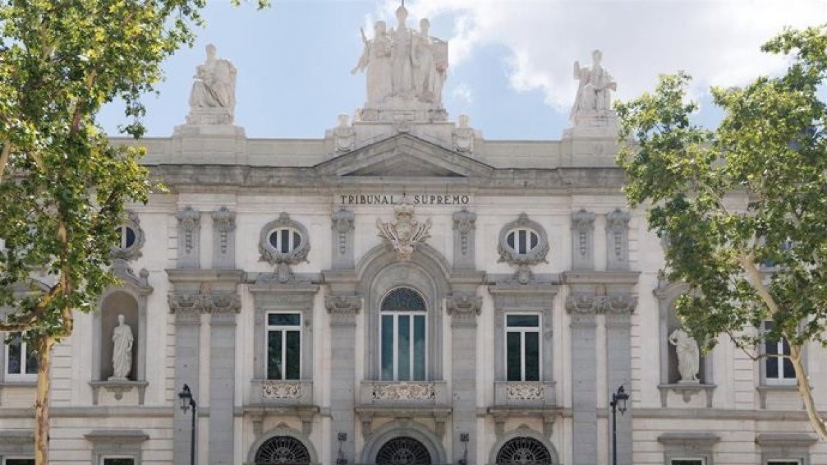 Archivo - Fachada del Tribunal Supremo (TS).