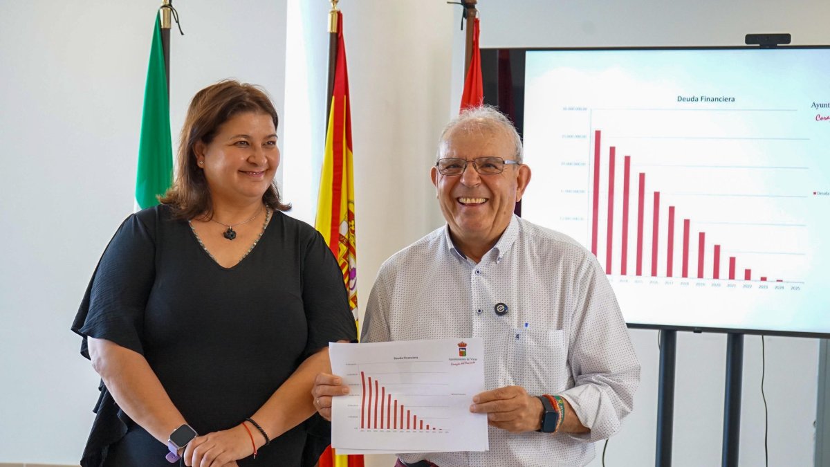 El alcalde anuncia la deuda cero municipal.