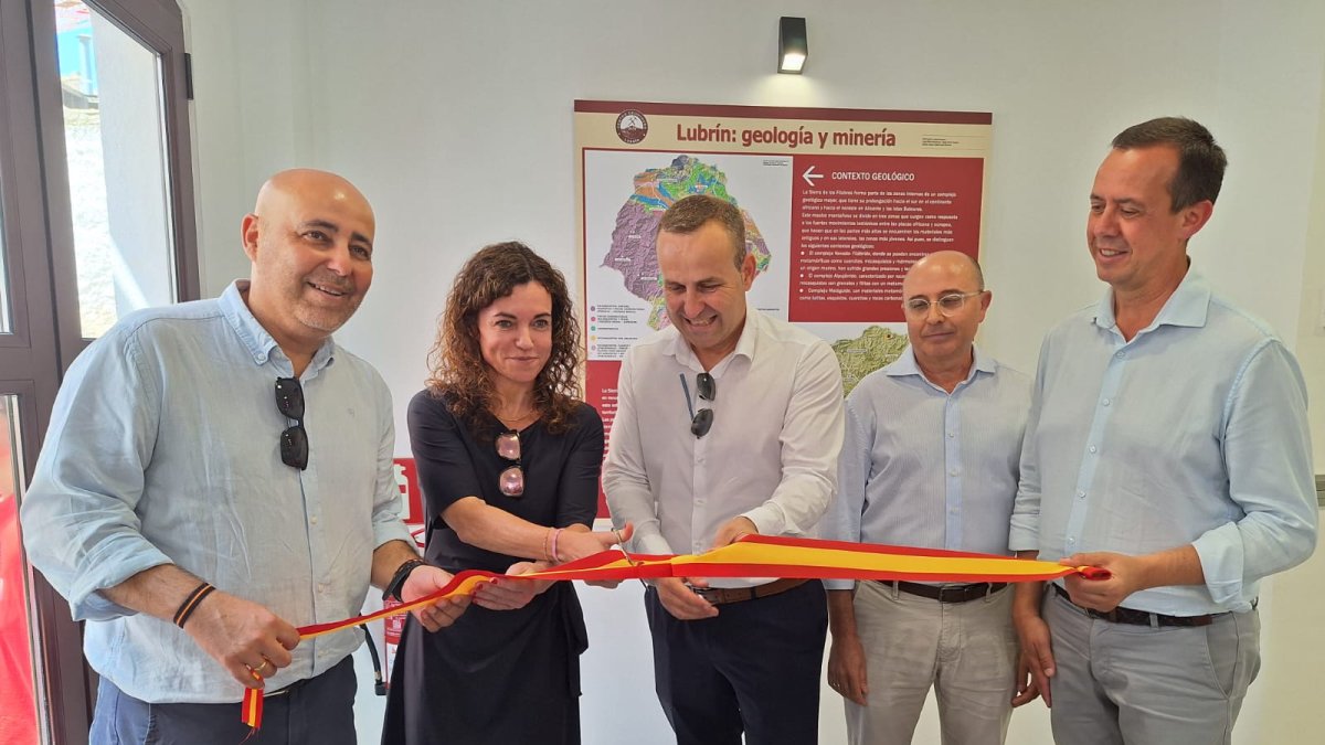 Inauguración del Centro Geominero de Lubrín.