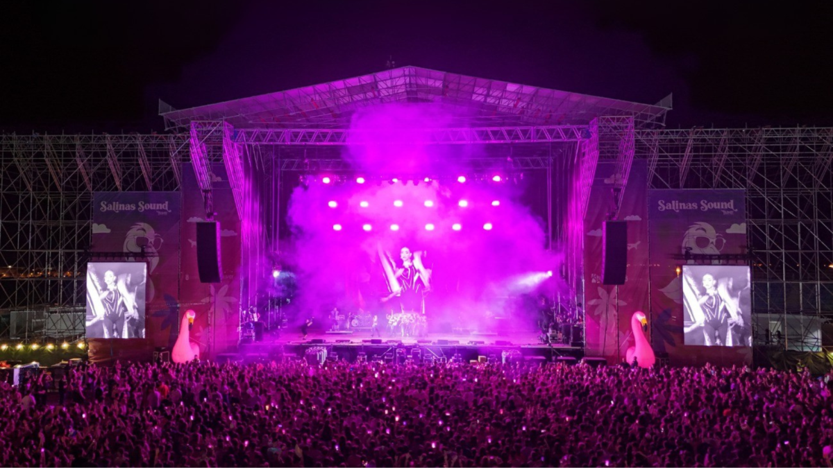 El escenario del Salinas Sound Festival en la pasada edición.