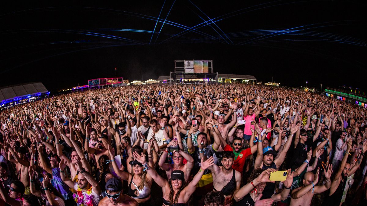Imagen del Dreambeach 2024, primero celebrado en El Toyo.