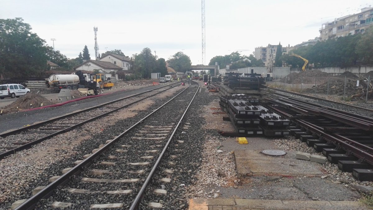 Vía de alta velocidad.