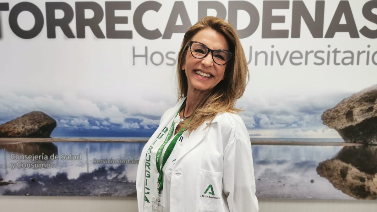 La doctora Marta Casado, del Hospital Universitario Torrecárdenas