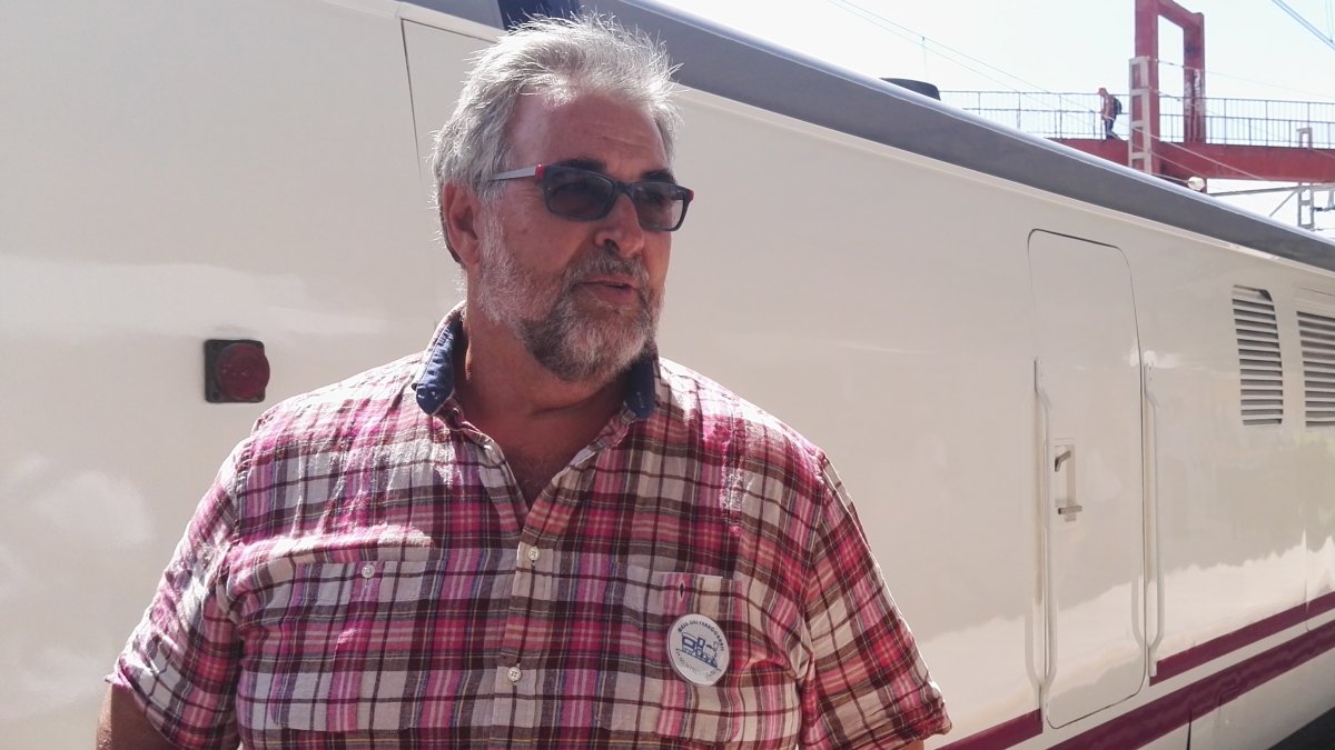 José Carlos Tejero Carbonero. Coordinador de la Mesa en Defensa del Ferrocarril de la Provincia de Almería.