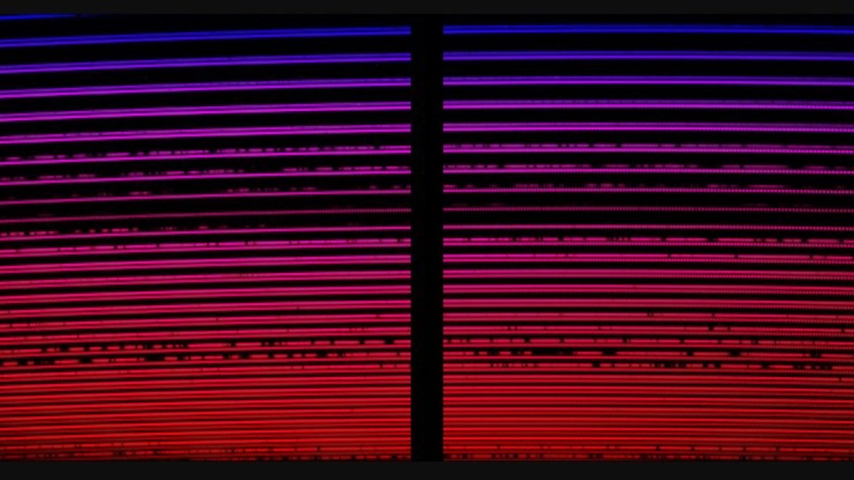 Espectro de gases invernadero obtenido con el telescopio de Calar Alto.