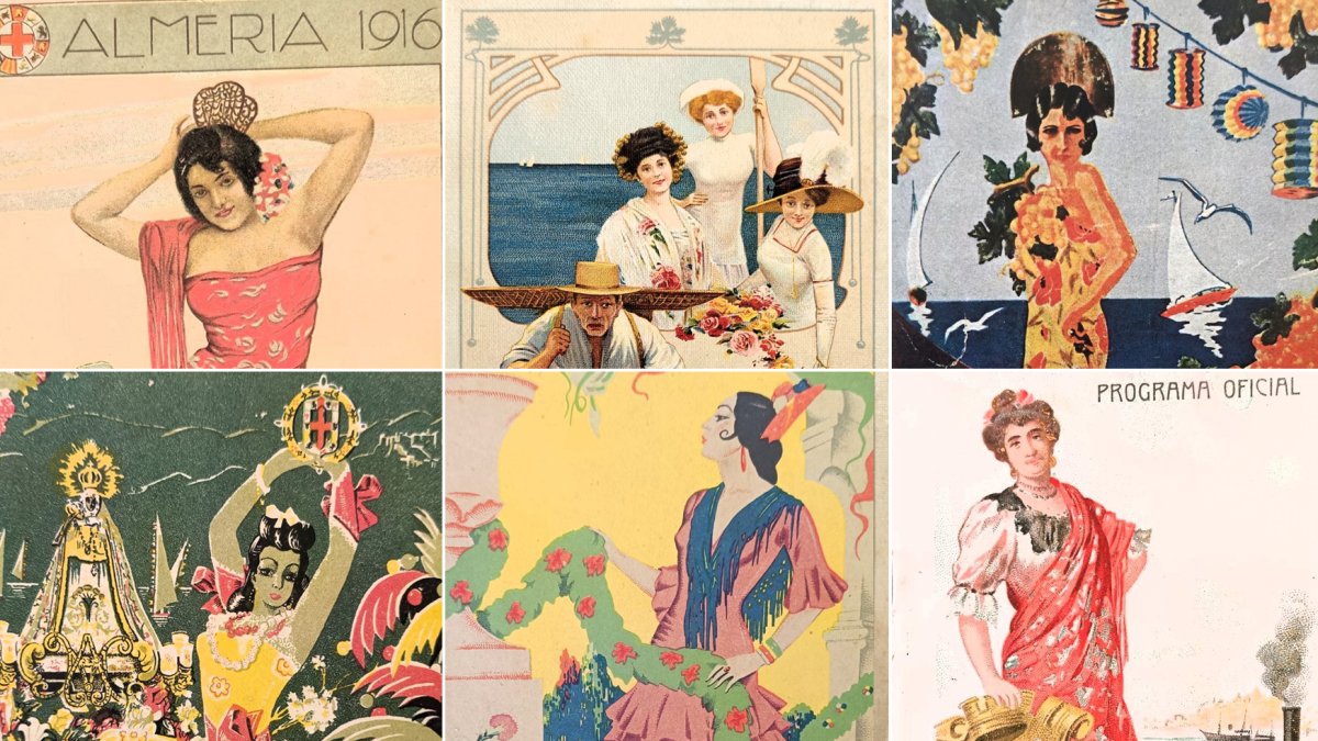 Los carteles de 1910 y 1916 fueron creados por el notable artista madrileño Ángel de la Fuente.