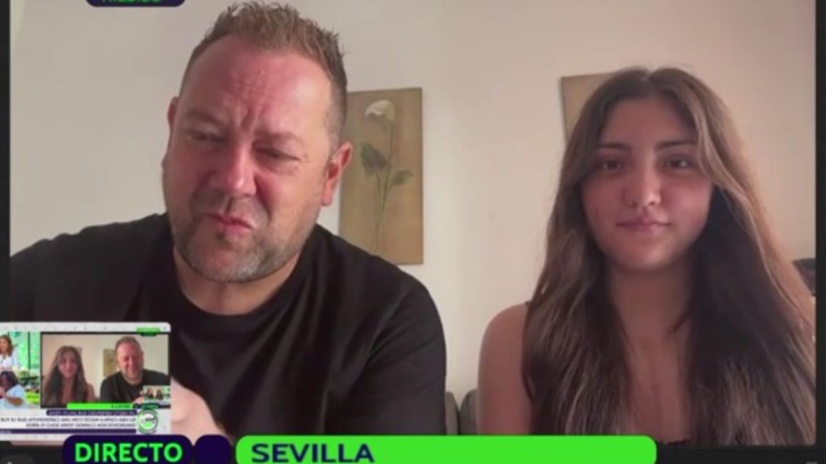 Marco y su hija Camila ya recuperada del transplante.