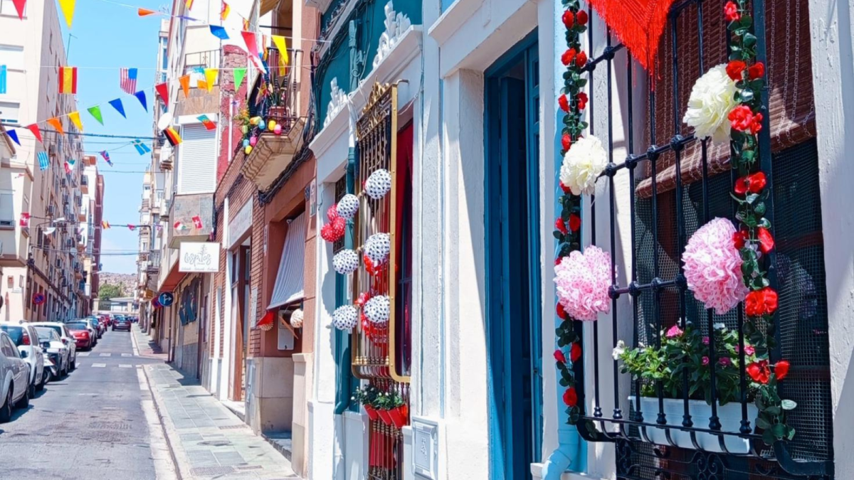 Decoraciones de la calle Cucarro.