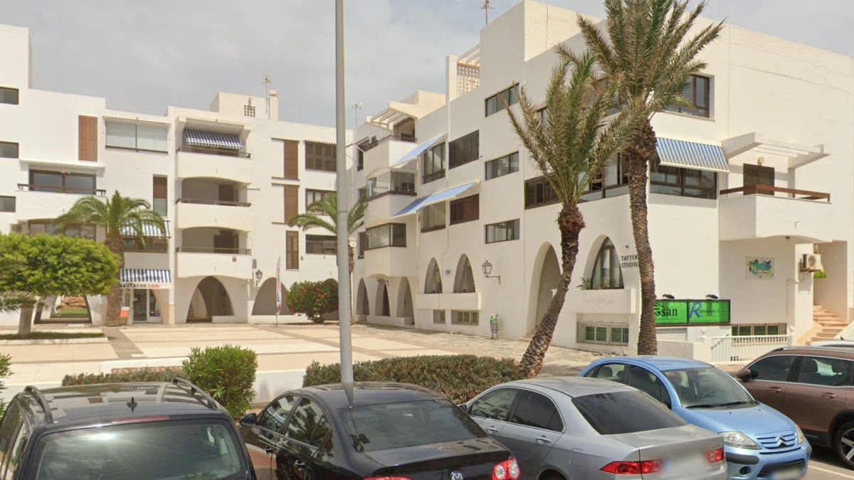 Plaza del Tiburón, donde se produjo el accidente.