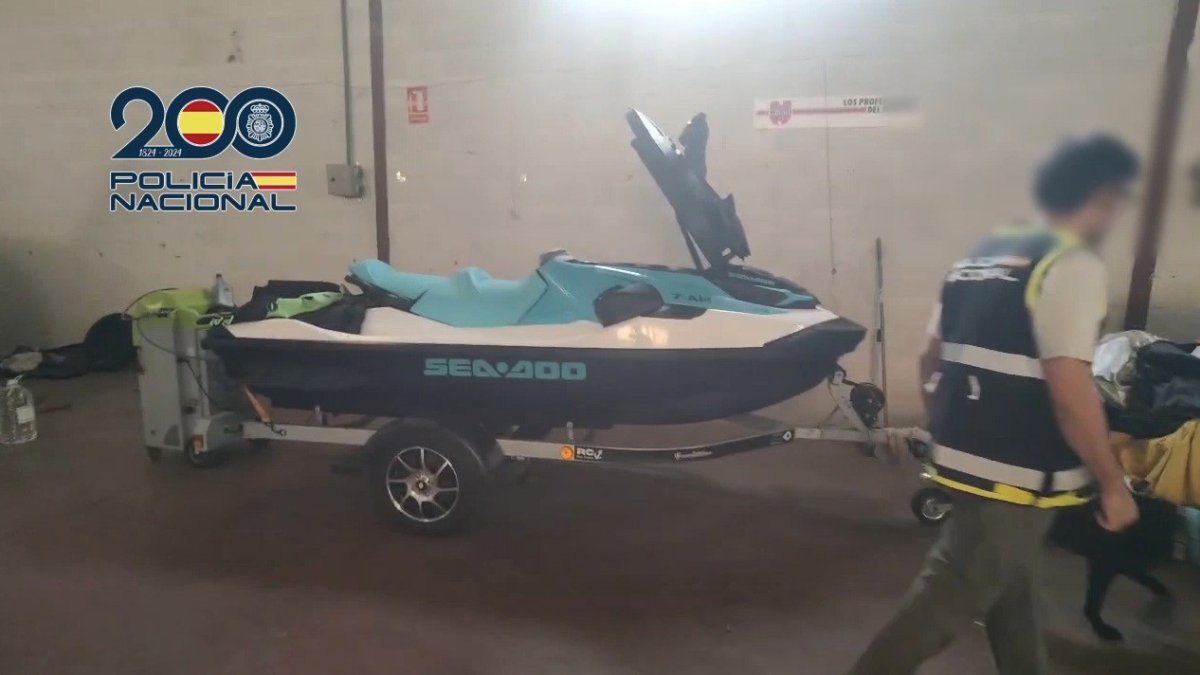 Material intervenido en el marco de la operación 'Hadid'.