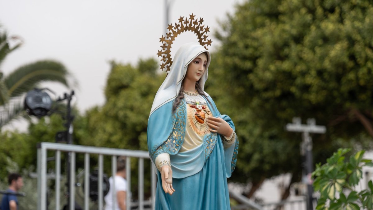 Imagen del Corazón de María del barrio de Las Losas.