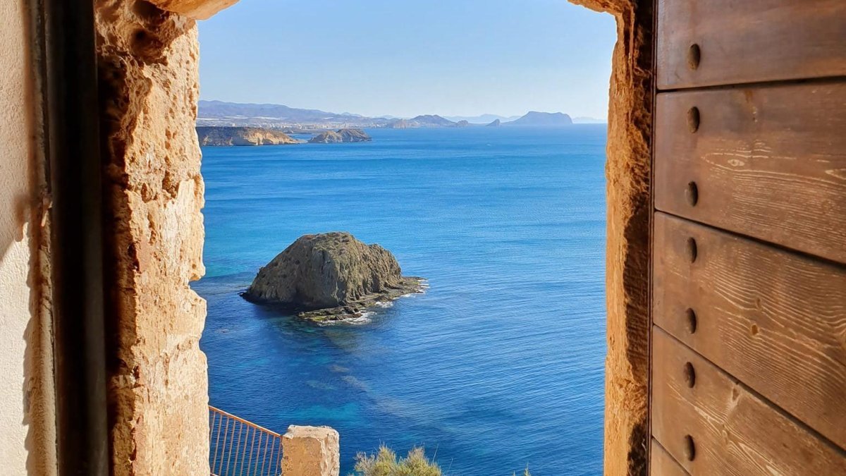 Las vistas desde el castillo de San Juan de los Terreros