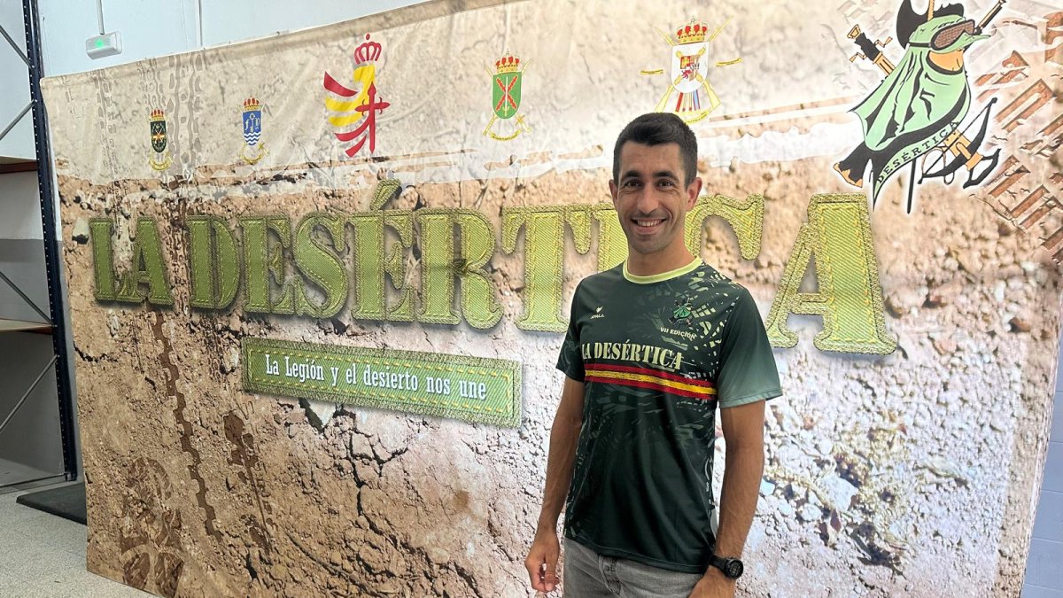 Pablo Salmerón, triatleta y entrenador que prepara a más de una decena de participantes de La Desértica
