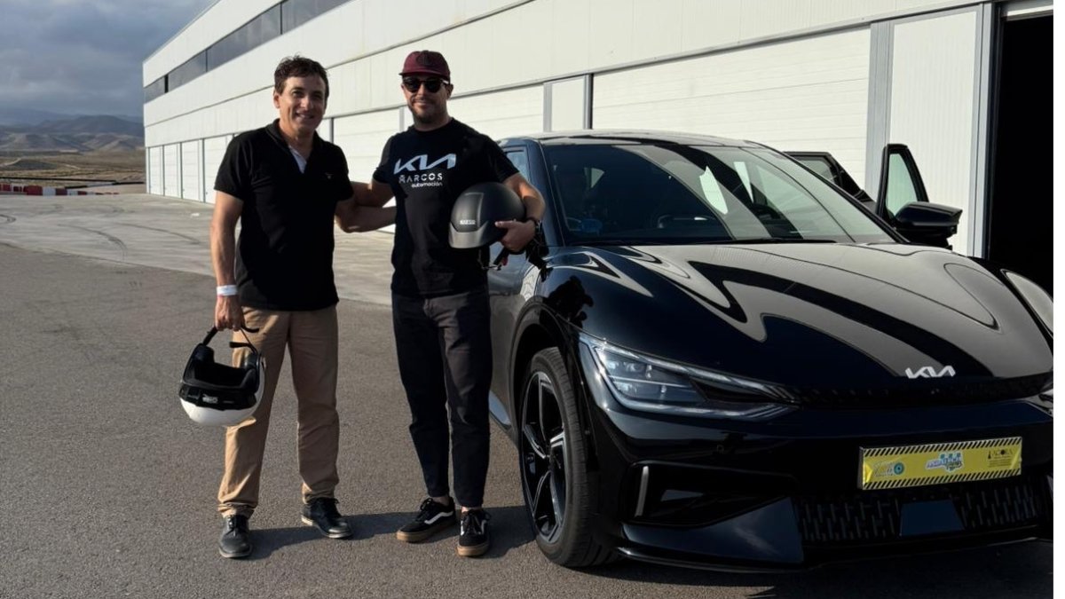 En el circuito de Almería vivimos un momento muy emocionante