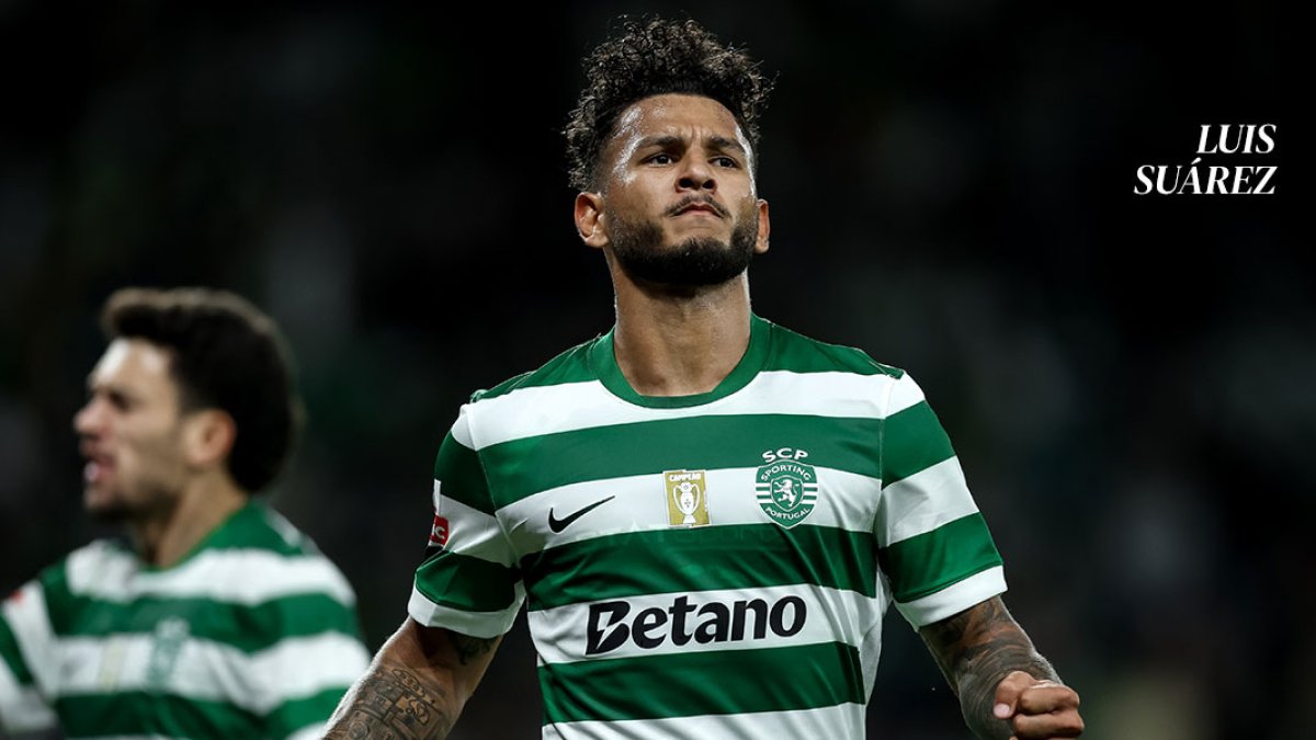 Luis Suárez anotaba su cuarto gol con el Sporting desde el punto de penalti.