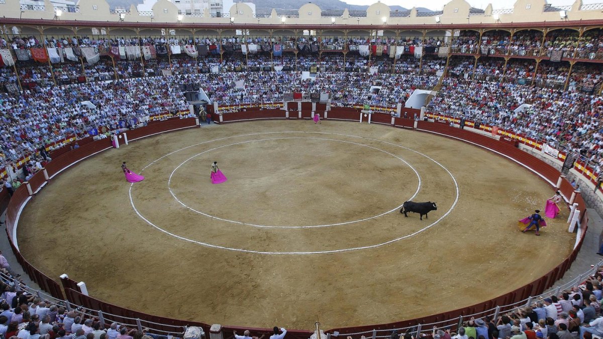 Imagen de una corrida en el coso taurino de la Avenida de Vilches.