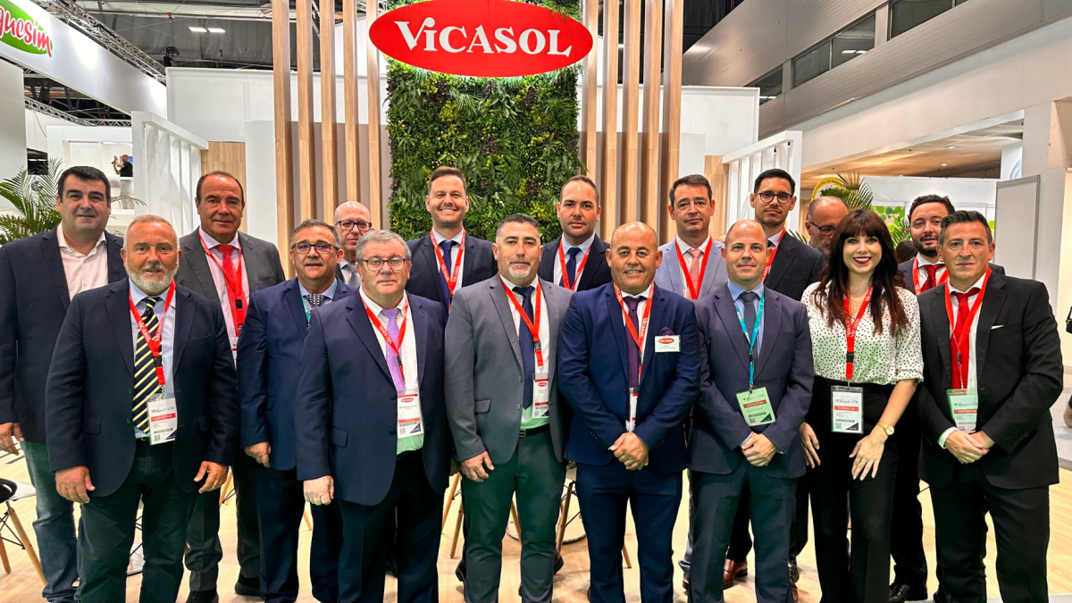 El gran equipo humano que conforma la presencia de Vicasol en Fruit Attraction.