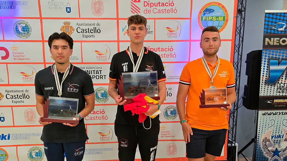 Mariano Blanes campeón del mundo de pesca deportiva.